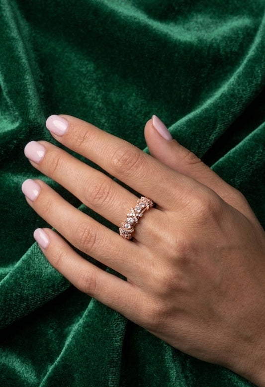 Bague Rosé Impériale- plaqué Or rose