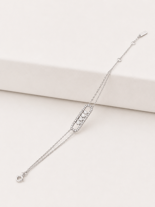 Bracelet Bella-Plaqué Argent