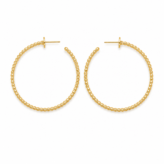 Créoles Perla Gold- Plaqué Or jaune