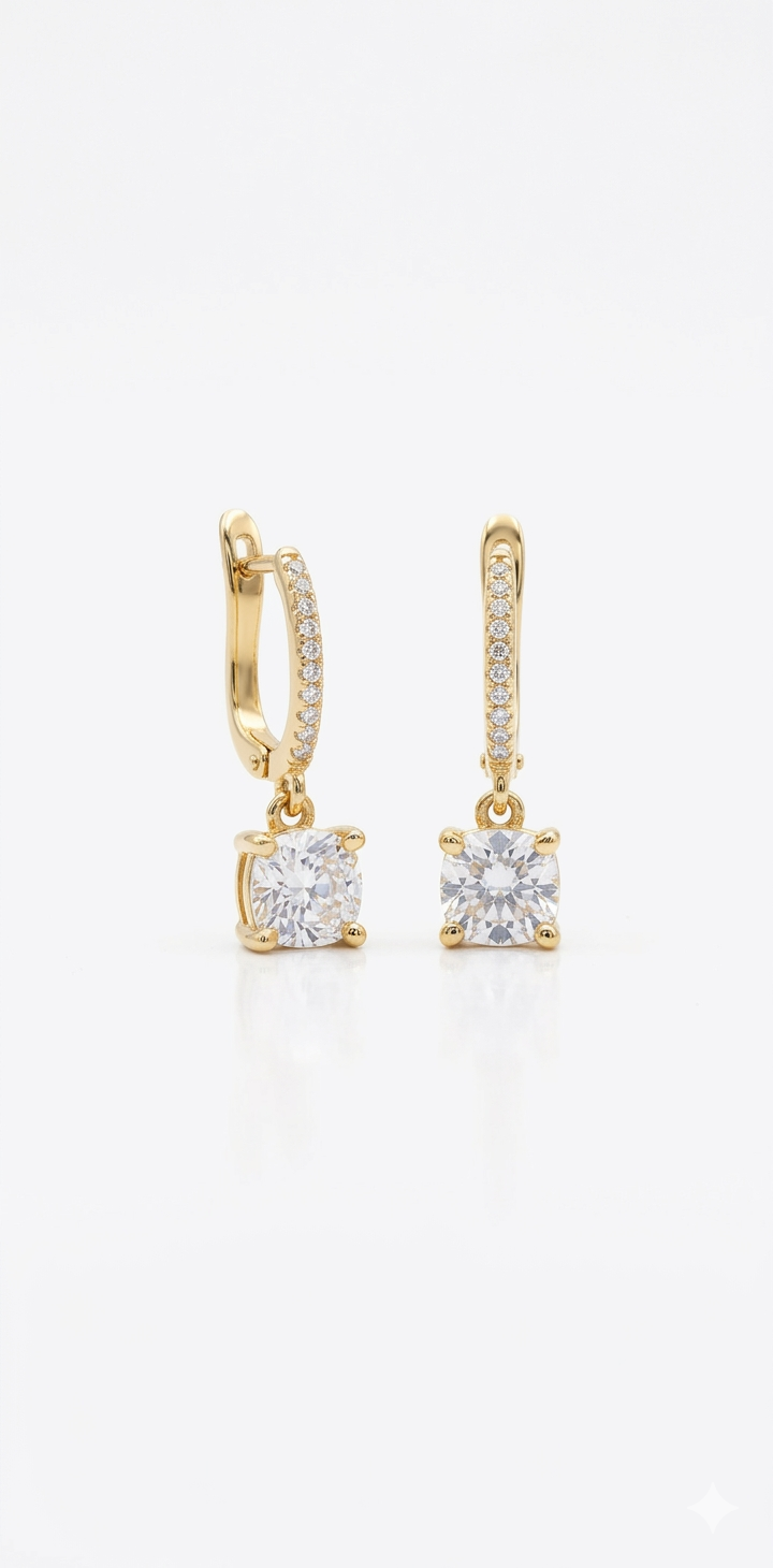 Boucle d’oreilles Luna Éclat-Plaqué Or