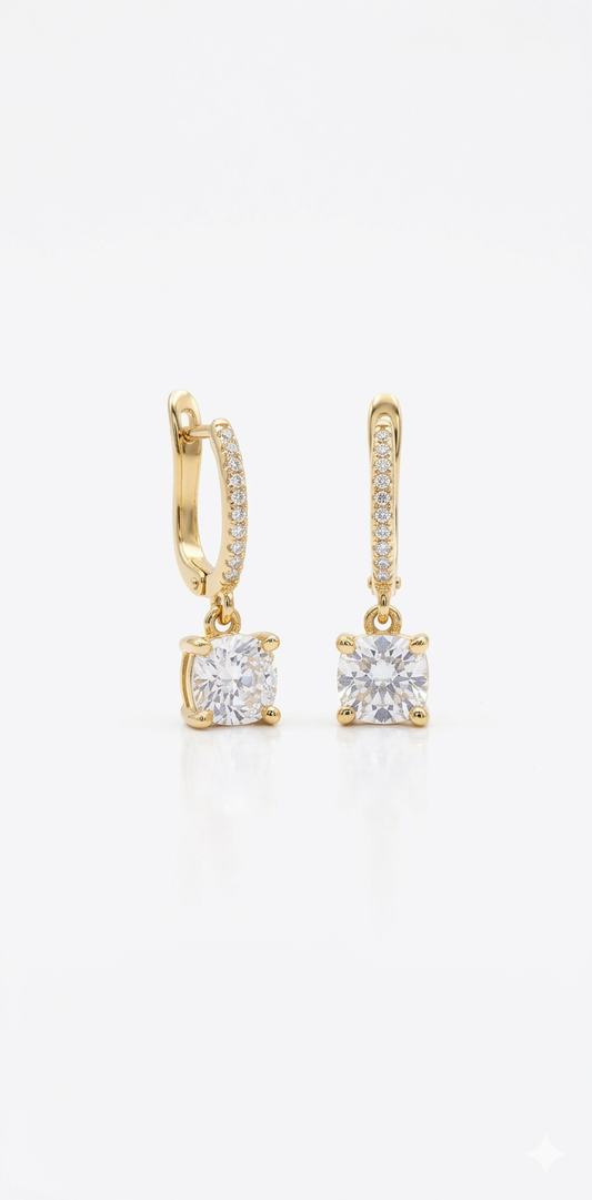 Boucle d’oreilles Luna Éclat-Plaqué Or